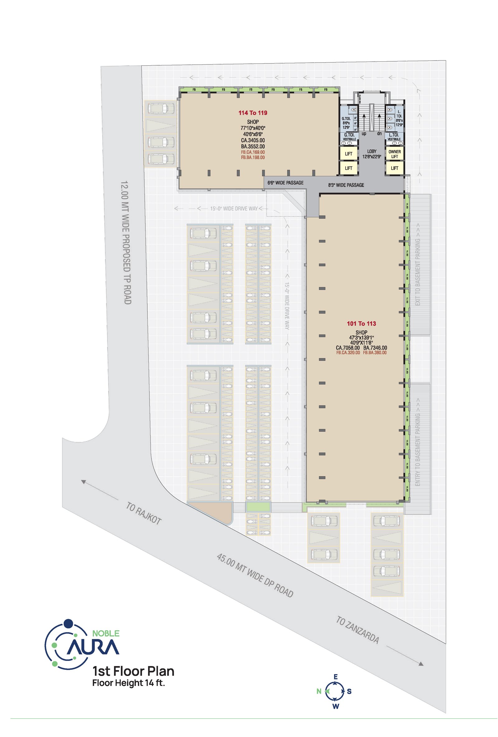 1st Floor Layout Plan